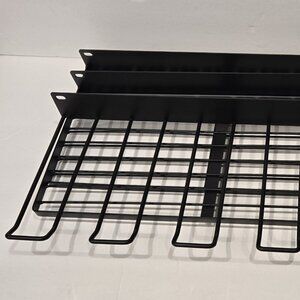 Metal Wall Shelf, Black Floating. Small Home Shelf, 16"x 8" inch. 3 Pcs